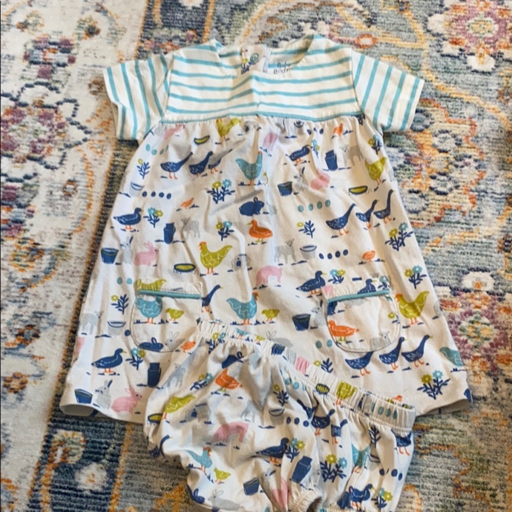 Baby Boden 3-6M Cotton Dress